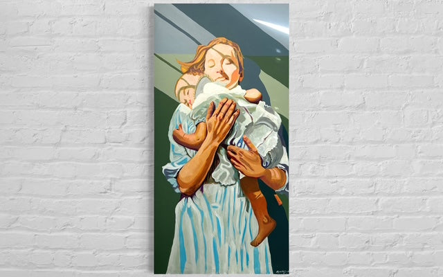 Basking in the Moment, Original Painting